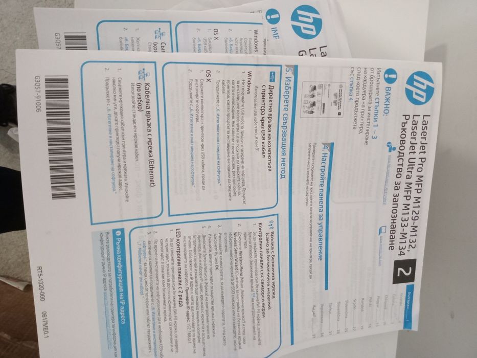 Принтер hp laser jet Pro MFP M30a