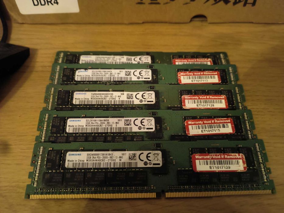 Kit 4x RAM server Samsung 32GB DDR4 ECC REG 2666MHz – 128GB total