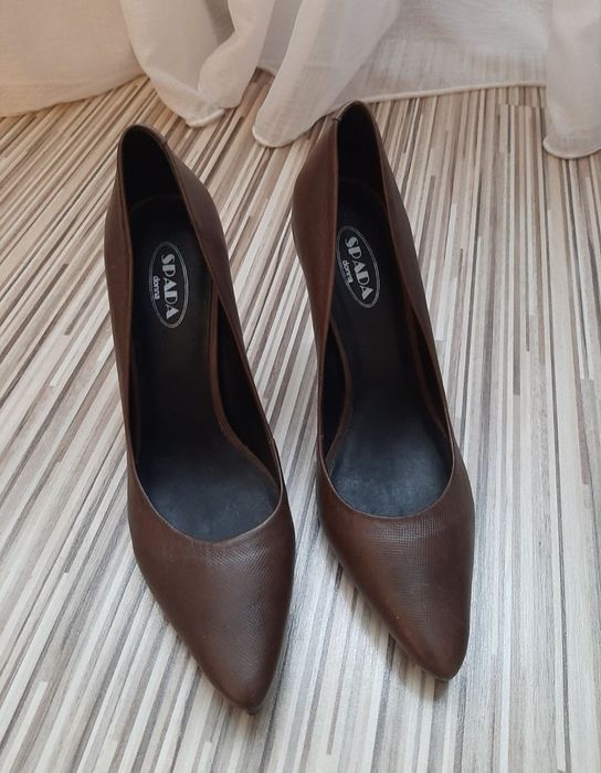 Pantofi piele stileto Spada Donna marime 36.