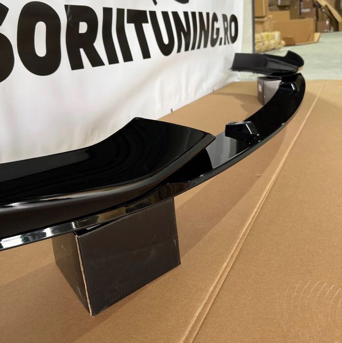 Lip prelungire bara fata M BMW Seria 5 G30 G31(2017-2020) Negru Lucios