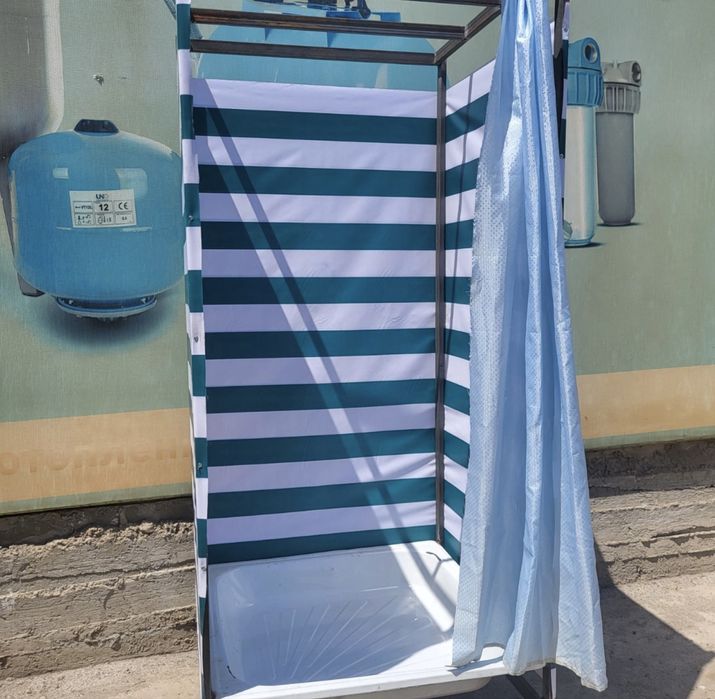 Летний душ с кабиной