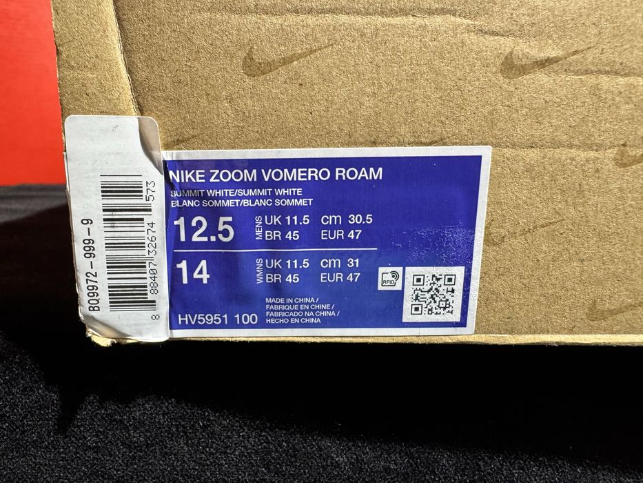 № 45,47,47.5 оригинални Nike Zoom Vomero Roam Shoemag