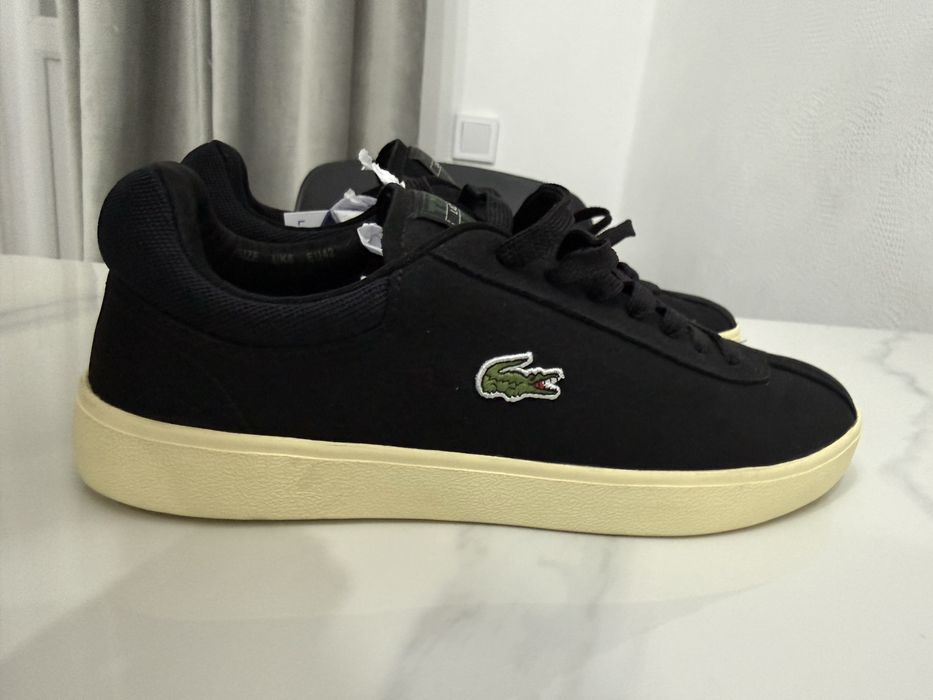 Кеды Lacoste Baseshot, черные, 42 размер