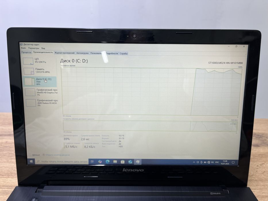 Ноутбук Lenovo  Intel Core i7-4