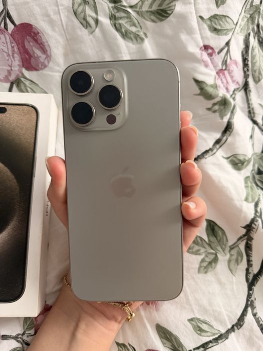 Iphone 15 pro Max, 256, natural titanium