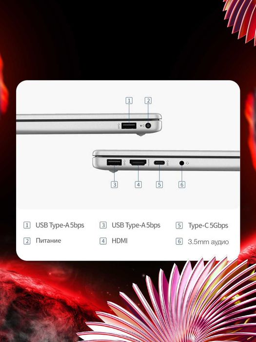 HP 14,Intel Core i5-1334U,8/512,Intel Iris Xe Graphics, 14.0" FHD