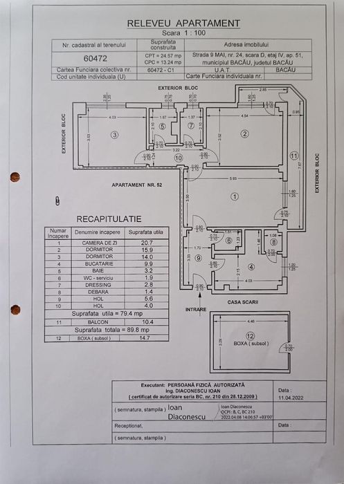 Apartament zona centrala