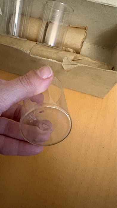 Стъклени руски нови чашки 8 бр.