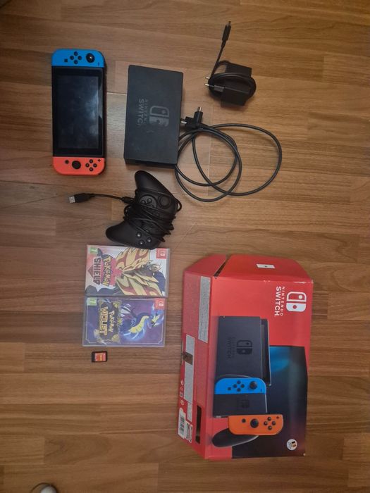 Nintendo switch cu jocuri incluse