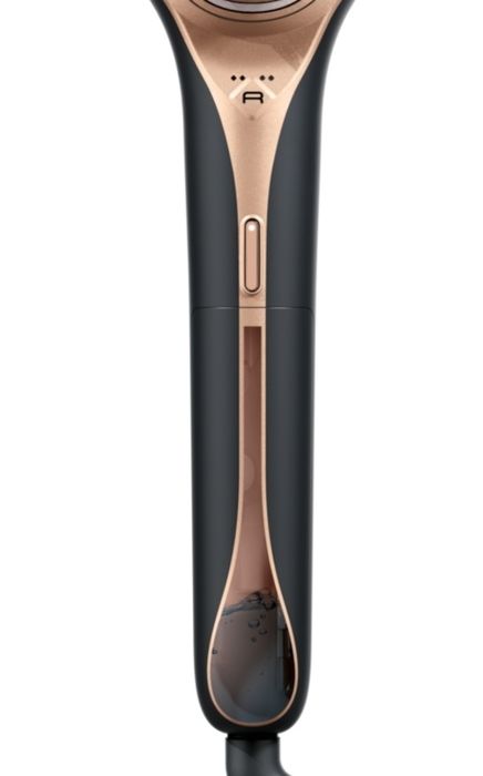 Perie reparatoare cu abur Rowenta Hair Therapist 165 W, ncalzire 60 secThermal Care,  invelis Keratin, oprire automata, geanta transport, negru