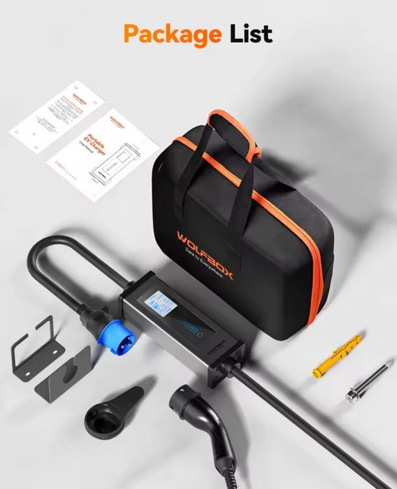 Incarcator portabil statie incarcare masina electrica  hibrid • 7.4 kwh 32A MONOFAZAT  [WiFi + aplicatie]