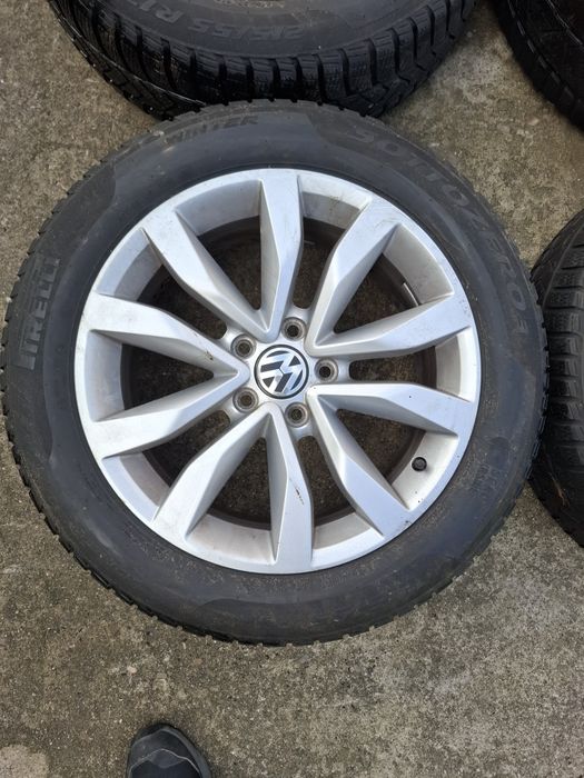 Jante aliaj 17 inch originale Volkswagen Passat Tiguan Golf T-roc seat ateca skoda audi