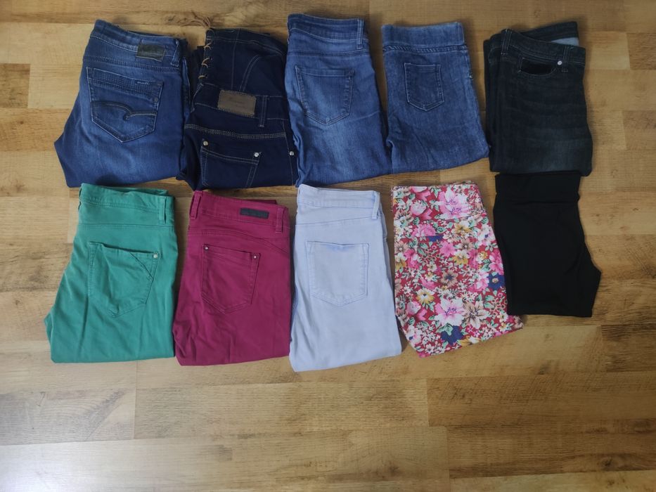 Lot 13 perechi blugi, H&M,Mas. 38