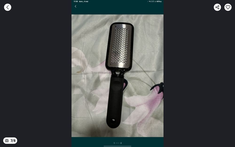 Perii duș, cap de duș EcoTornado si pilă (răzuitoare)