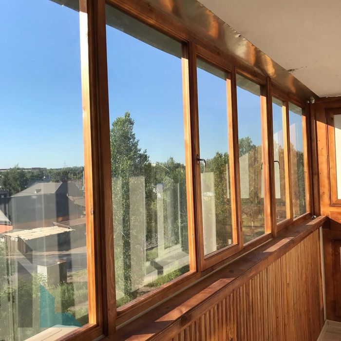 Деревянные балконы