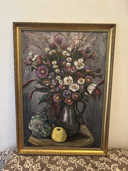 Tablou pictat pe carton, 74x54 cm