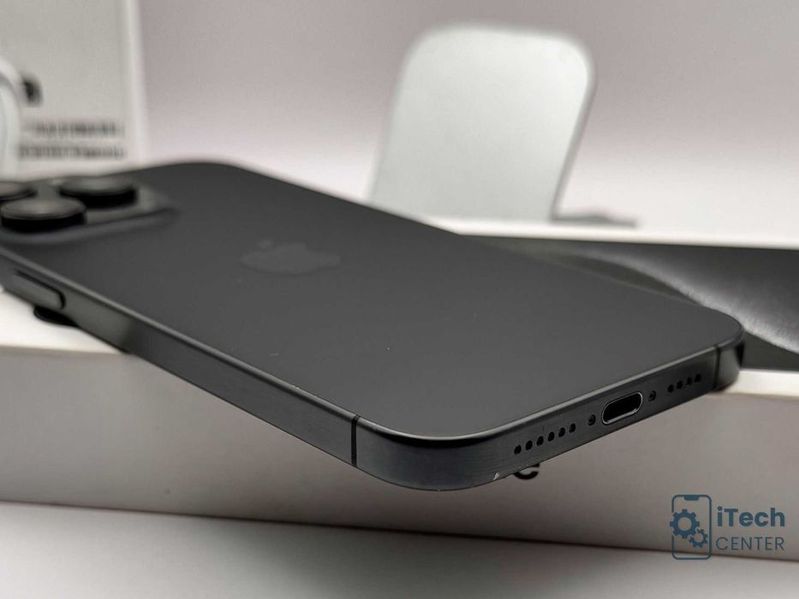 iPhone 15 Pro MAX, 256GB, Black, 100% батерия, КАТО НОВ, ГАРАНЦИЯ!