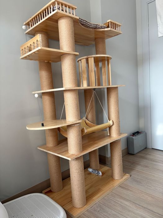 Кошачий дом 4-х уровневый