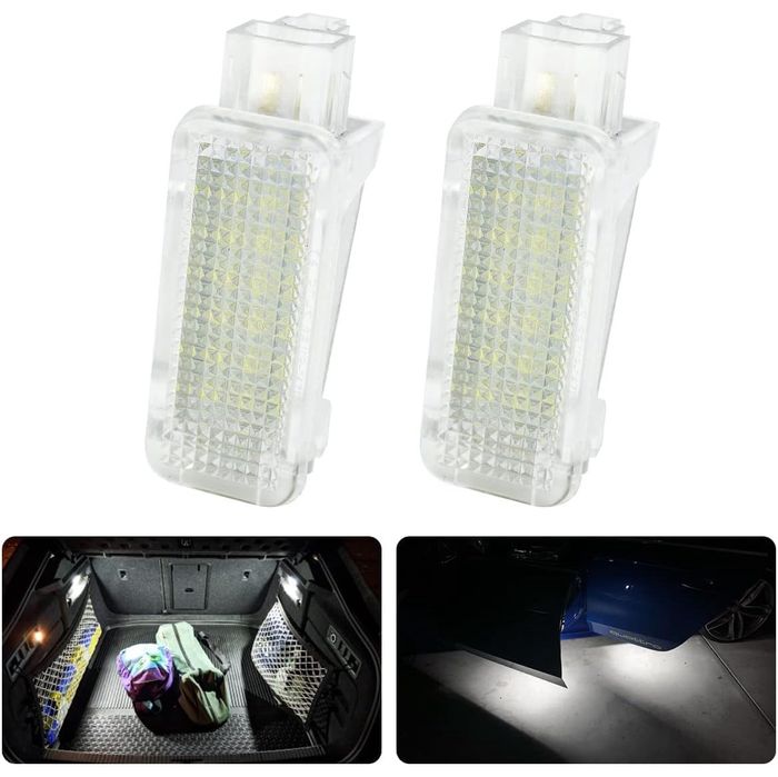 Lămpi Interior LED Audi/VW/Skoda/Porsche - Set 2 Buc