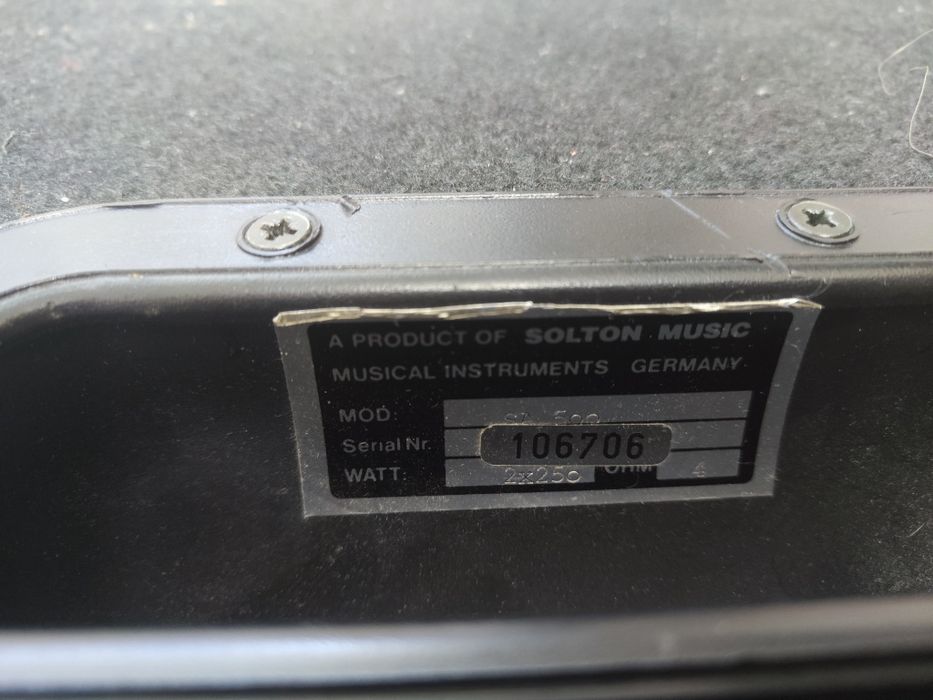 Subwoofer Solton 2x10inch 500w rms + 2 ieșiri  pentru sateliți!