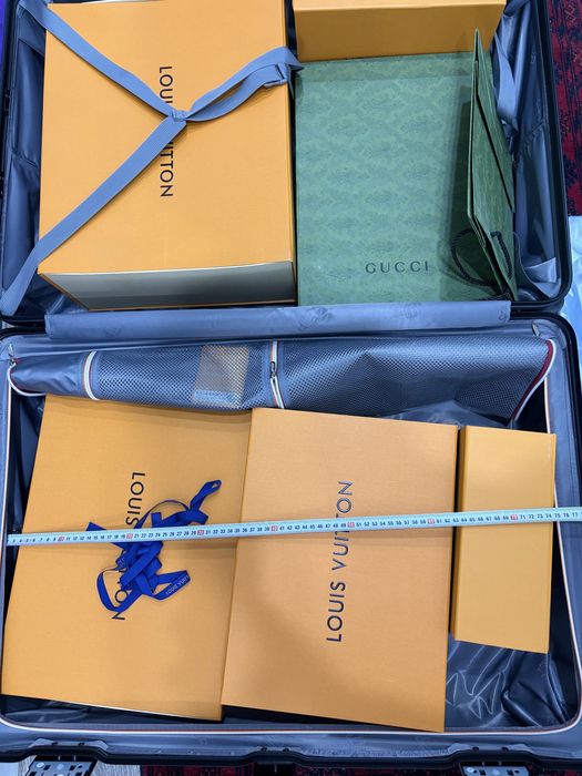 Пустые коробки Louis Vuitton, Gucci, Rolex