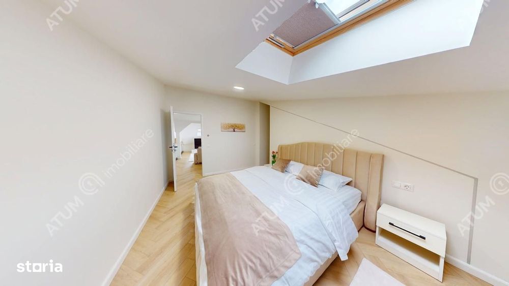 Penthouse 5 camere 3 bai parcare mobilat complet Turnisor Sibiu