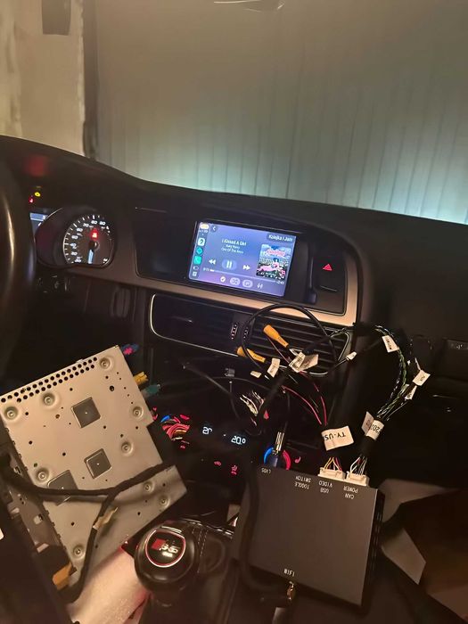Гаранция! Висококачествен Carplay и Android Auto за Audi 3G A4, A5, Q5
