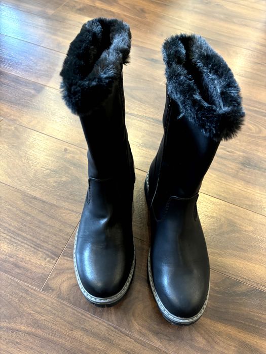 Дамски зимни ботуши с топла подплата р-р 40, нови