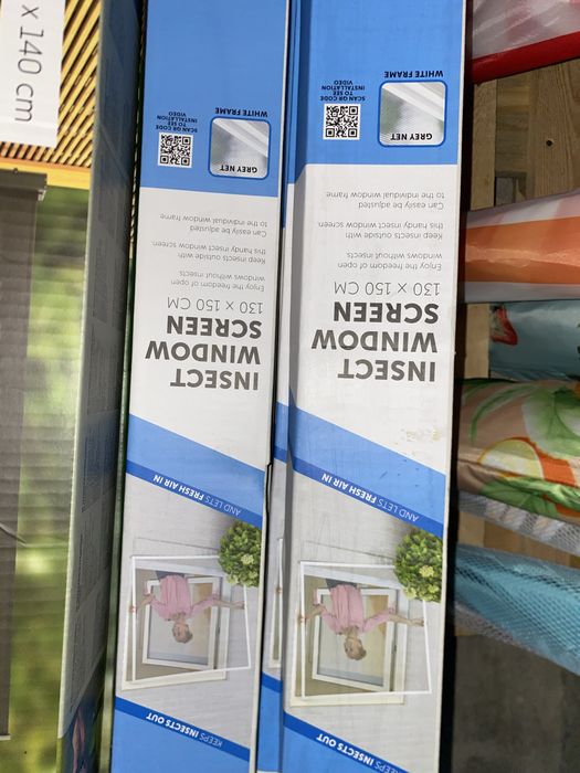 2 set plase insecte pentru geam 130x150 m