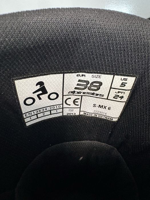 Ботуши Alpinestars S-MX6 38