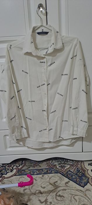 Женская белая рубашка