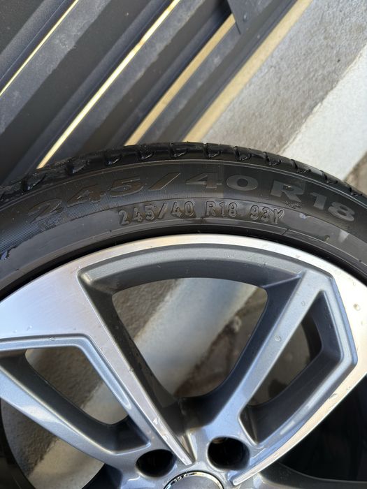 Jante 18 BBS originale Audi 5x112 Cauciucuri vara 245/40
