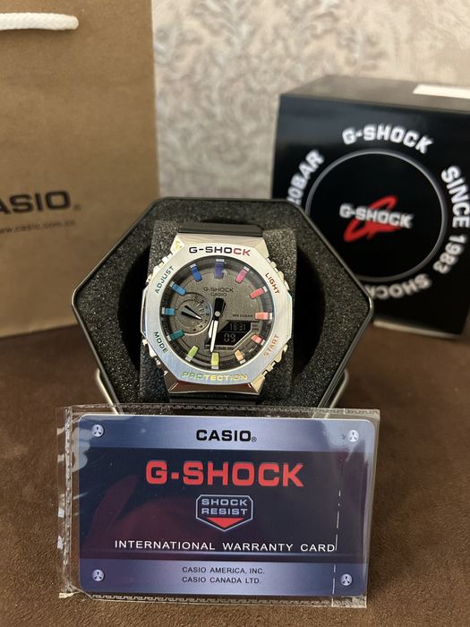 Ceas Casio G-SHOCK 2100 Series Rainbow Edition – Nou, în cutie