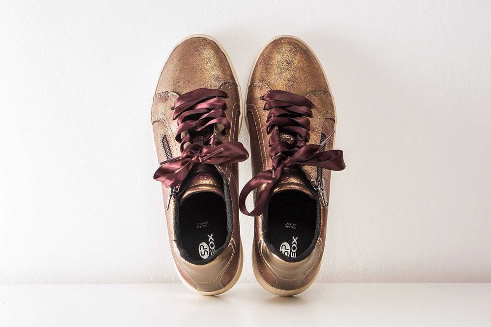 --> Нови Фешън сникърси Geox , кецове Геокс 39 номер