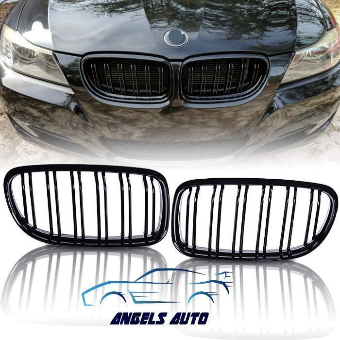 Grile BMW Seria 3 E90 E91 (2008-2011) Negru Lucios import Germania