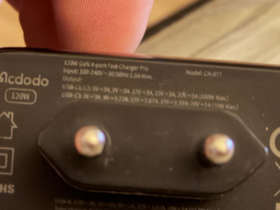 Incarcator McDodo 120W GaN