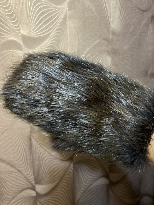 Варежки меховые, нутрия