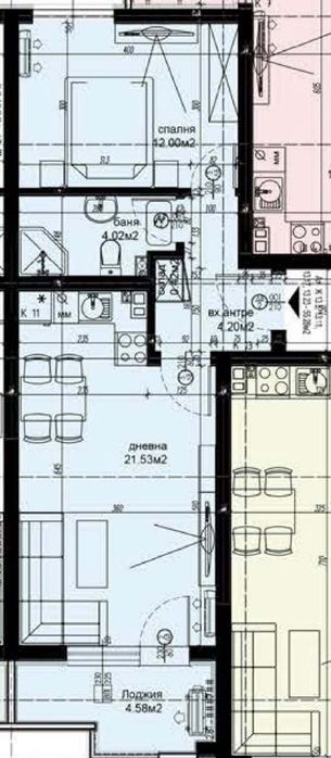 Продава се Двустаен апартамент в Пловдив, Христо Смирненски - 63 кв.м за 1389 €/кв.м - Снимка #1