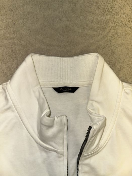 Оригинальный полузамок Massimo Dutti в белом цвете