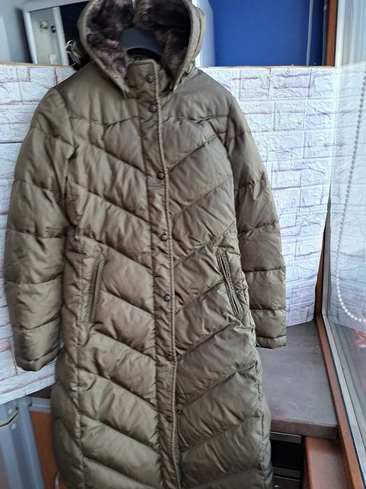 дамско яке,зимно,дълго пухено,шуба гъши пух,Polo,