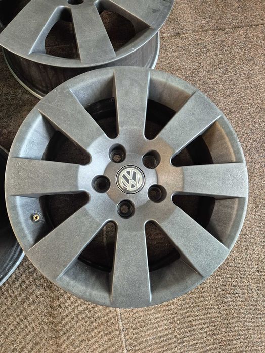Jante Aliaj 5x112 16'' OEM Skoda Superb Octavia Yeti Karoq / VW Passat Golf Touran Sharan Tiguan Caddy T-ROC  7J ET 37 !