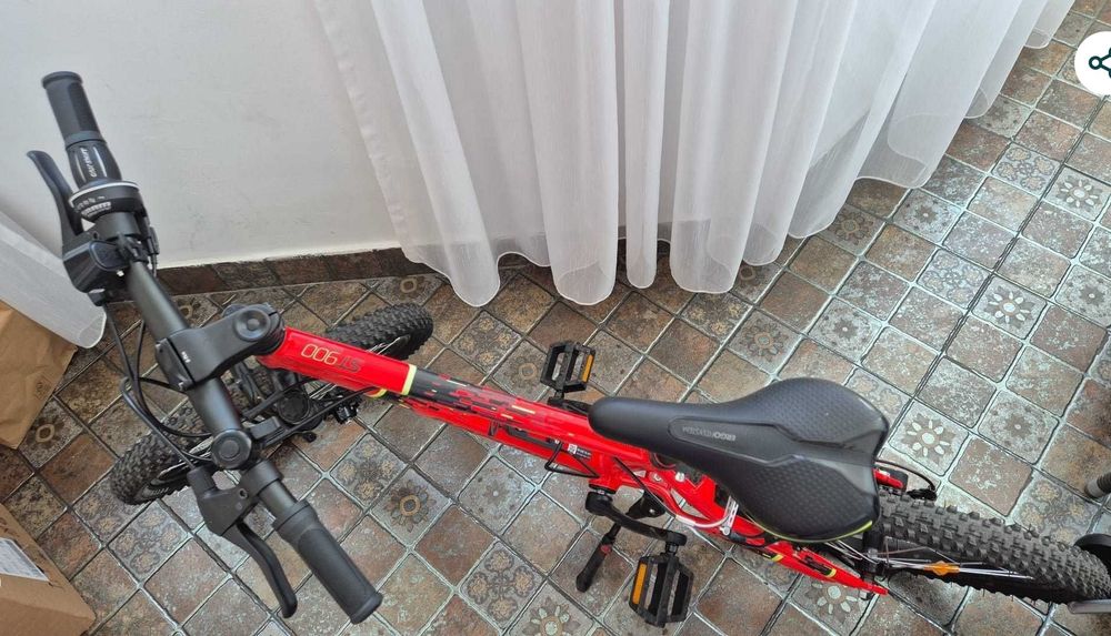 Bicicletă MTB Rockrider ST900 20" Roșu Copii 6-9 ani - ROCKRIDER