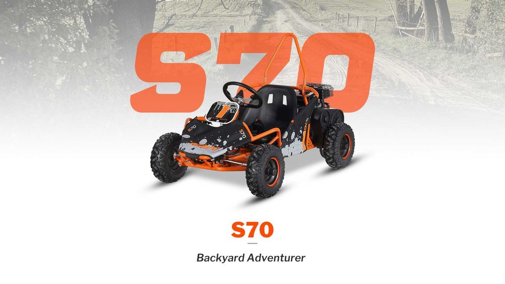 Kart copii cu motor KAYO-S70 (4T, 70cc, 1.9cp) la MYMOTO CLUJ