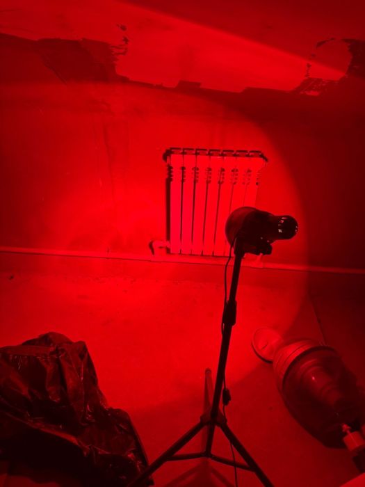 Красная лампа б/у