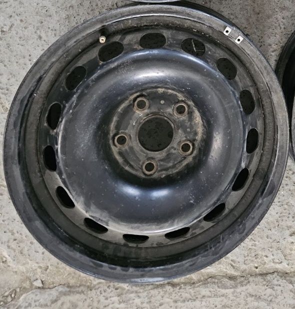 Doua jante otel 7jx16h2 et42 audi, Skoda,wv, Seat