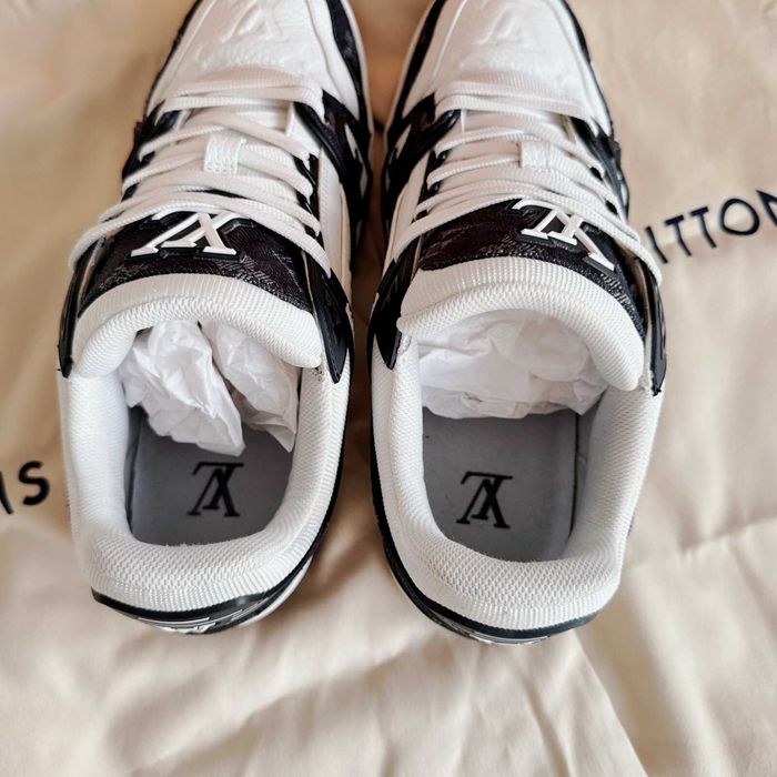#NOU# Louis Vuitton Trainers Black White - Livrare Verificare Colet -