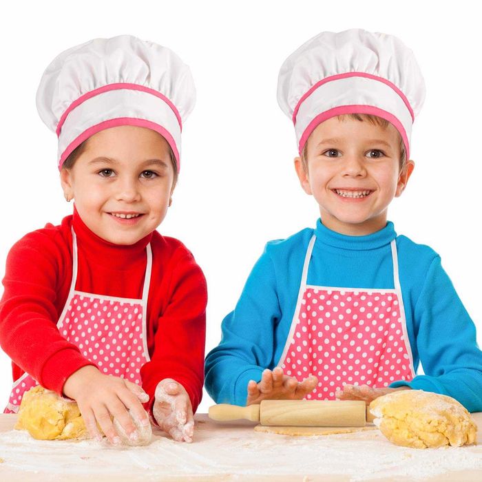 Детски готварски комплект Little Chef 7 части престилка шапка ръкавица