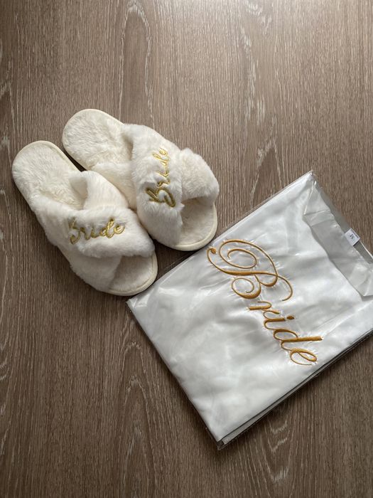 Set halat si papuci Bride