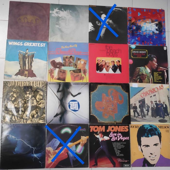 голяма колекция плочи с чуждестранни изпълнители рок, пънк, поп, джаз