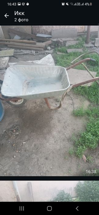Тачки садовые двухколесные
